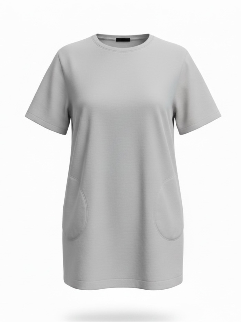 ATM Pale Light Gray/Blue Oversized Sweatshirt Dress Size XS